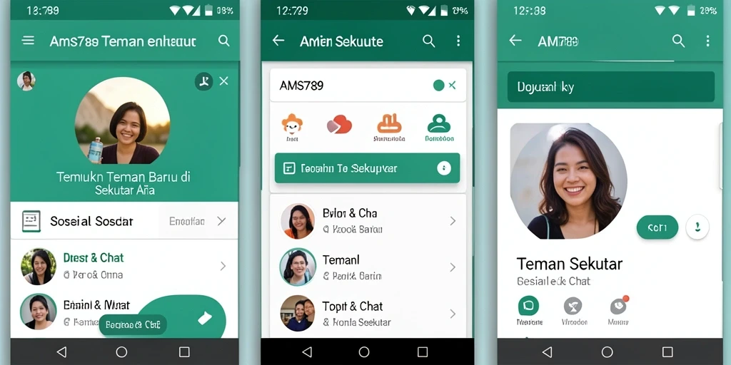 Tampilan antarmuka AMS789 yang ramah pengguna dan menarik.