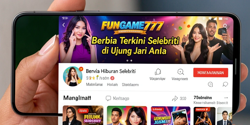 Tampilan antarmuka FUNGAME777 yang menarik dan informatif.