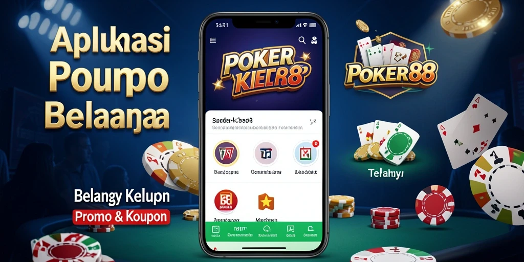 Tampilan antarmuka POKER88 untuk menemukan kupon dan promo.